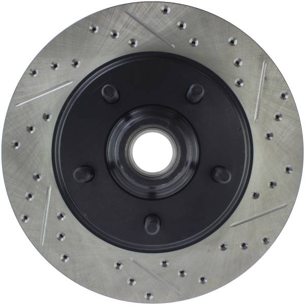 Stoptech - StopTech Sport Drilled/Slotted Brake Rotor Front Left 127.65080L