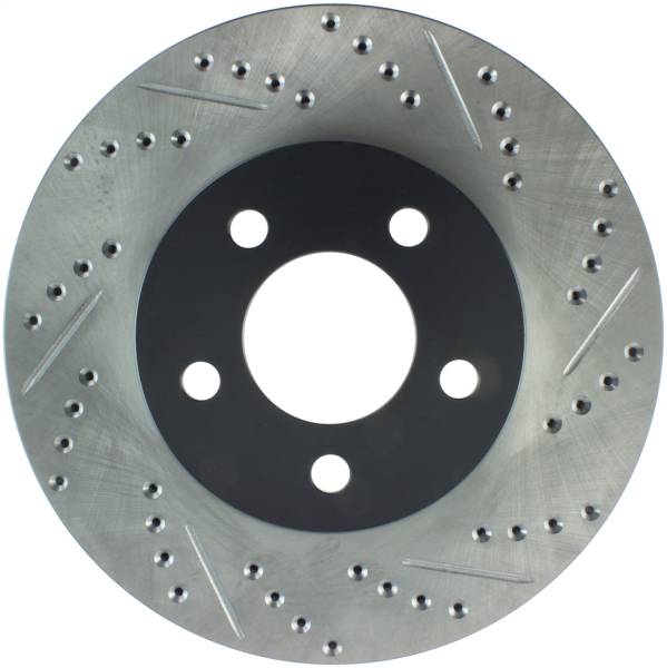 Stoptech - StopTech Sport Drilled/Slotted Brake Rotor Front Left 127.65082L