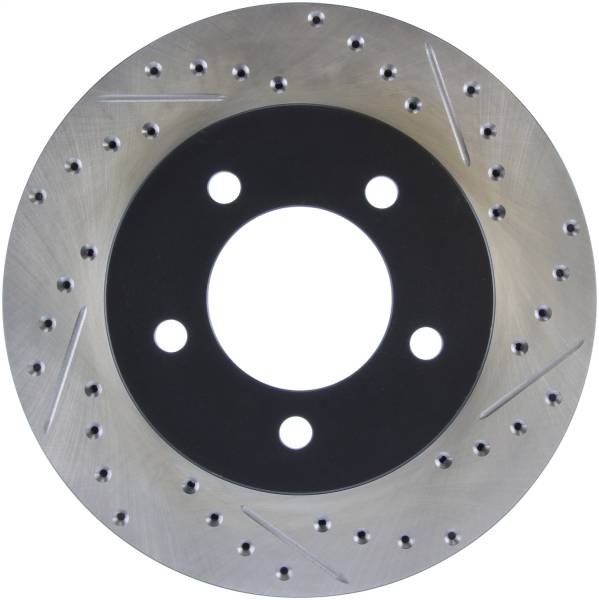 Stoptech - StopTech Sport Drilled/Slotted Brake Rotor Front Left 127.65088L