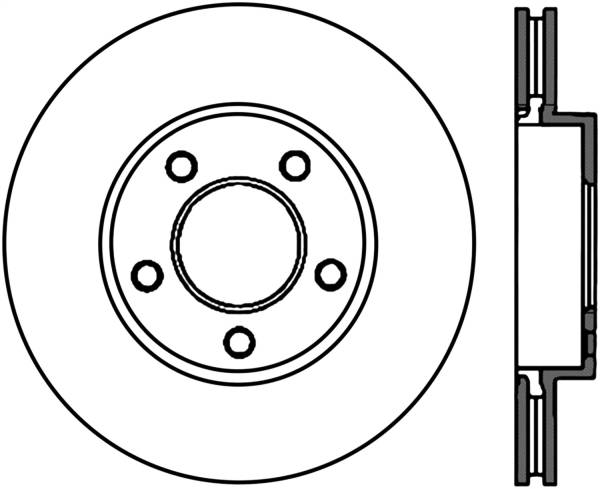 Stoptech - StopTech Sport Cryo Drilled/Slotted Brake Rotor Front Left 127.65089CL