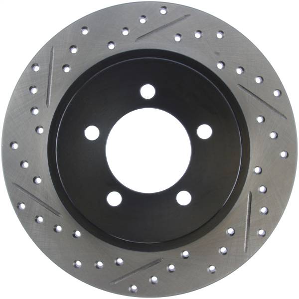 Stoptech - StopTech Sport Drilled/Slotted Brake Rotor Rear Right 127.65090R