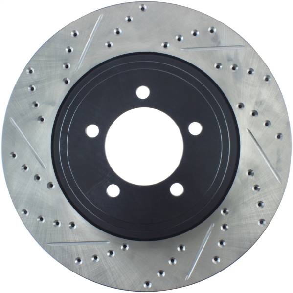 Stoptech - StopTech Sport Drilled/Slotted Brake Rotor Front Right 127.65093R