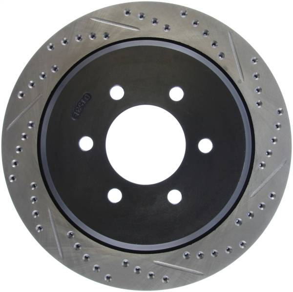 Stoptech - StopTech Sport Drilled/Slotted Brake Rotor Rear Left 127.65095L