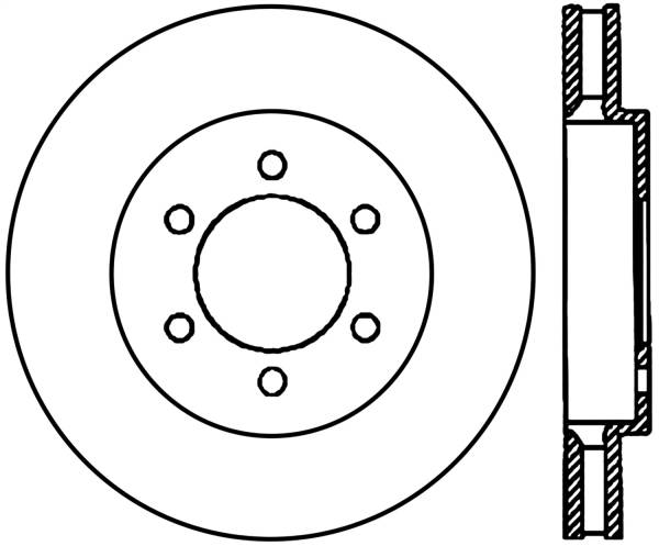 Stoptech - StopTech Sport Cryo Drilled/Slotted Brake Rotor Front Right 127.65100CR