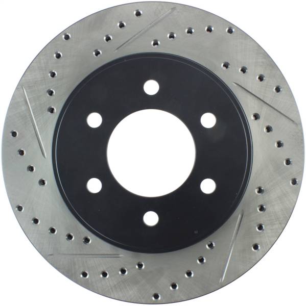 Stoptech - StopTech Sport Drilled/Slotted Brake Rotor Front Right 127.65100R