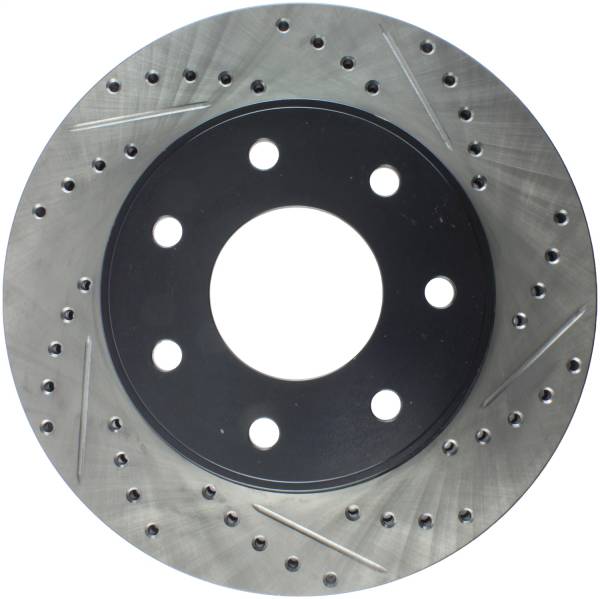 Stoptech - StopTech Sport Drilled/Slotted Brake Rotor Front Left 127.65101L