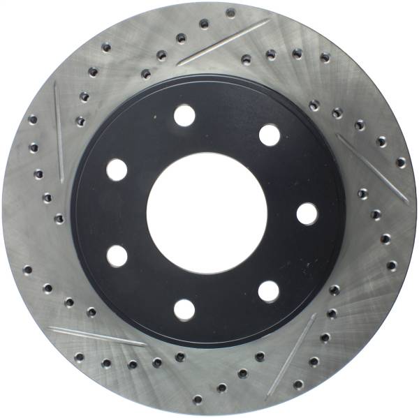 Stoptech - StopTech Sport Drilled/Slotted Brake Rotor Front Right 127.65101R