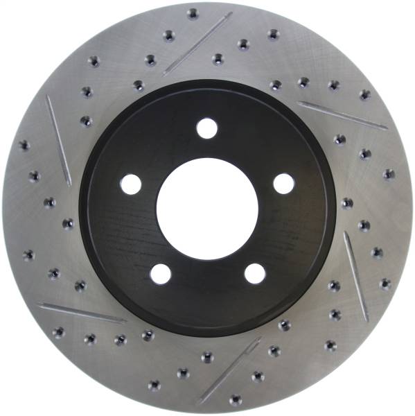 Stoptech - StopTech Sport Drilled/Slotted Brake Rotor Front Right 127.65107R