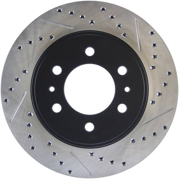 Stoptech - StopTech Sport Drilled/Slotted Brake Rotor Front Left 127.65130L