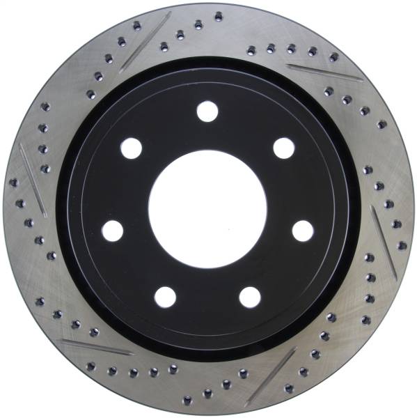 Stoptech - StopTech Sport Drilled/Slotted Brake Rotor Rear Right 127.65133R