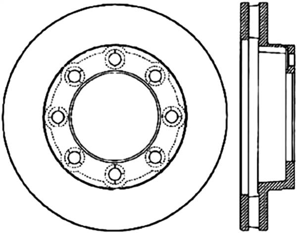 Stoptech - StopTech Sport Cryo Drilled/Slotted Brake Rotor Front Left 127.66003CL