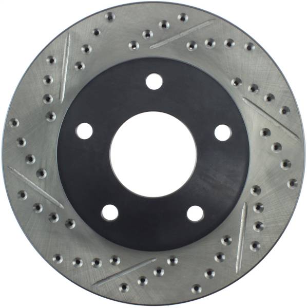 Stoptech - StopTech Sport Drilled/Slotted Brake Rotor Front and Rear Right 127.66006R