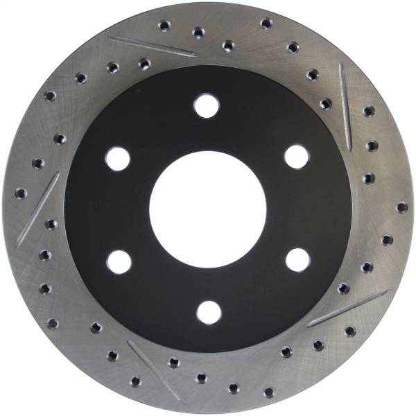 Stoptech - StopTech Sport Drilled/Slotted Brake Rotor Front Left 127.66009L