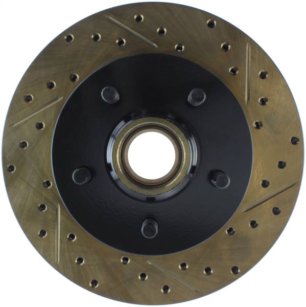 Stoptech - StopTech Sport Drilled/Slotted Brake Rotor Front Left 127.66011L