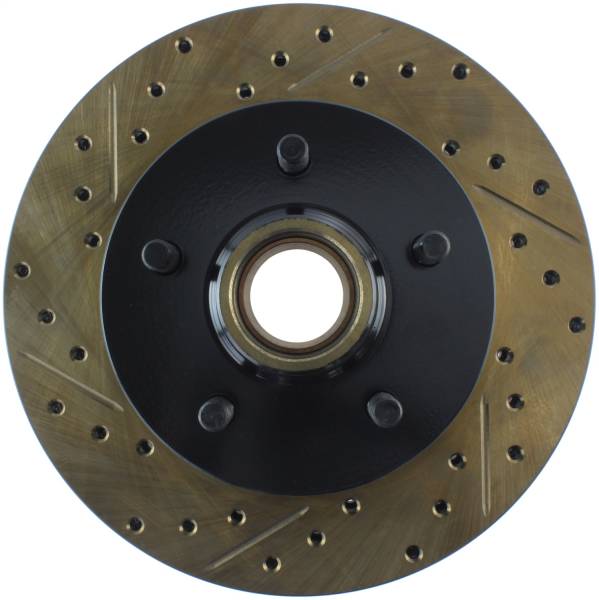 Stoptech - StopTech Sport Drilled/Slotted Brake Rotor Front Right 127.66011R