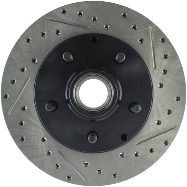 Stoptech - StopTech Sport Drilled/Slotted Brake Rotor Front Left 127.66016L