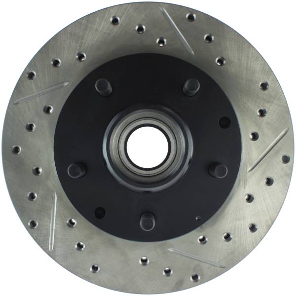 Stoptech - StopTech Sport Drilled/Slotted Brake Rotor Front Left 127.66017L