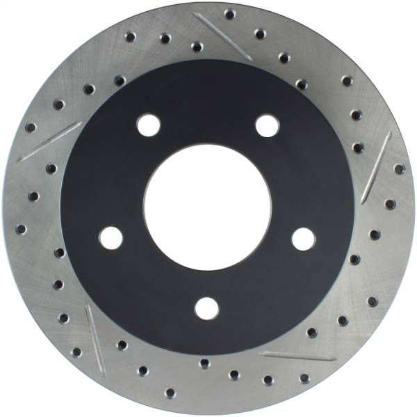 Stoptech - StopTech Sport Drilled/Slotted Brake Rotor Front Left 127.66022L