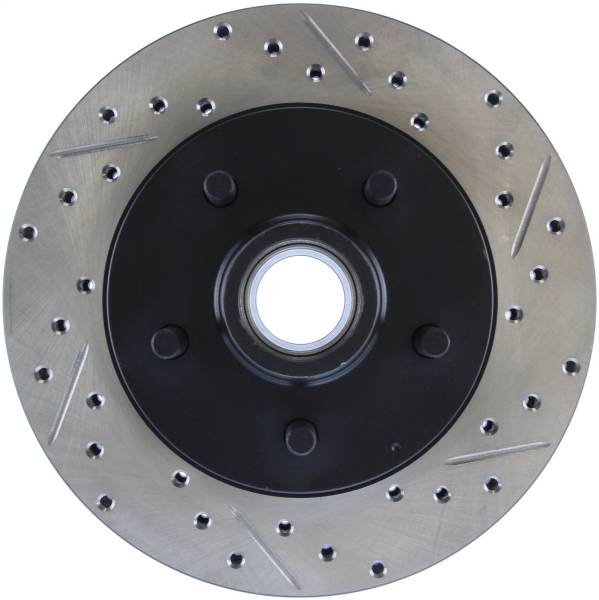 Stoptech - StopTech Sport Drilled/Slotted Brake Rotor Front Left 127.66025L