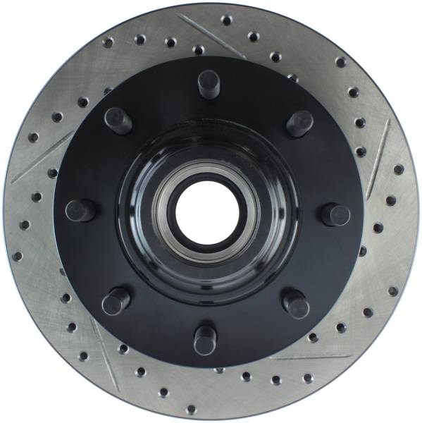 Stoptech - StopTech Sport Drilled/Slotted Brake Rotor Front Left 127.66027L