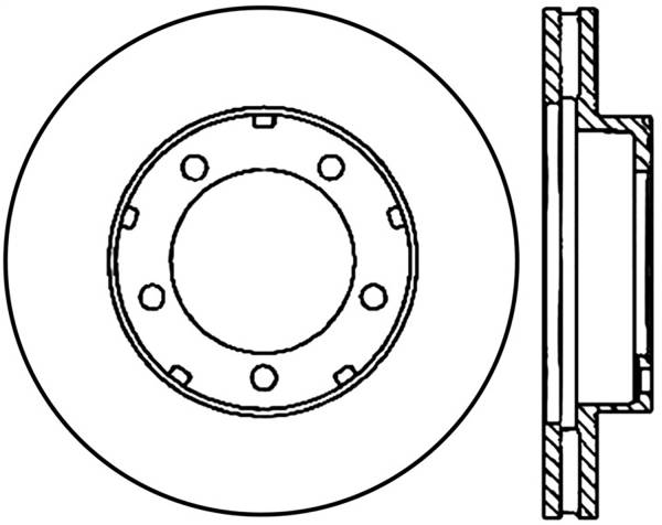 Stoptech - StopTech Sport Cryo Drilled/Slotted Brake Rotor Front Right 127.66031CR