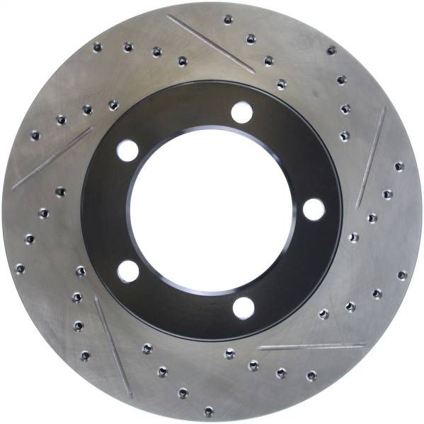 Stoptech - StopTech Sport Drilled/Slotted Brake Rotor Front Left 127.66031L