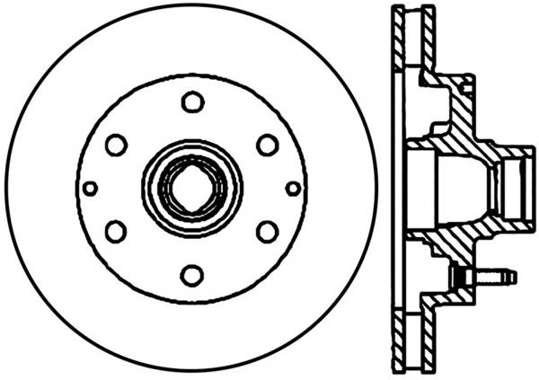 Stoptech - StopTech Sport Cryo Drilled/Slotted Brake Rotor Front Right 127.66035CR