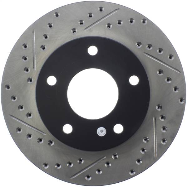 Stoptech - StopTech Sport Drilled/Slotted Brake Rotor Front Right 127.66038R