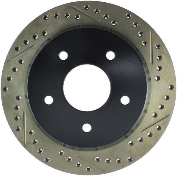 Stoptech - StopTech Sport Drilled/Slotted Brake Rotor Rear Left 127.66039L