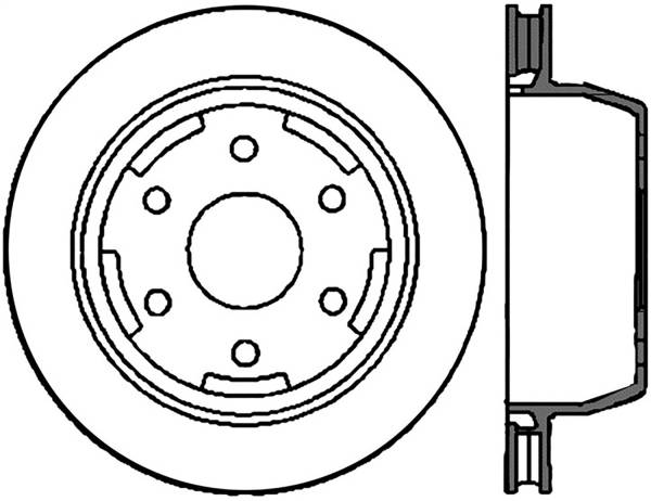 Stoptech - StopTech Sport Cryo Drilled/Slotted Brake Rotor Rear Right 127.66045CR