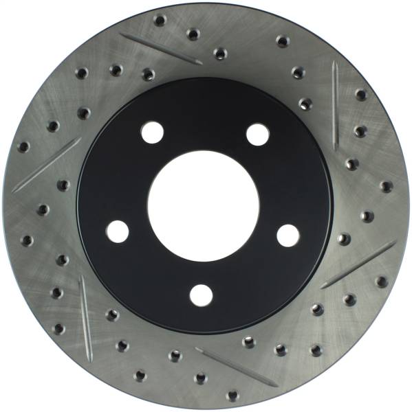 Stoptech - StopTech Sport Drilled/Slotted Brake Rotor Front Left 127.66046L