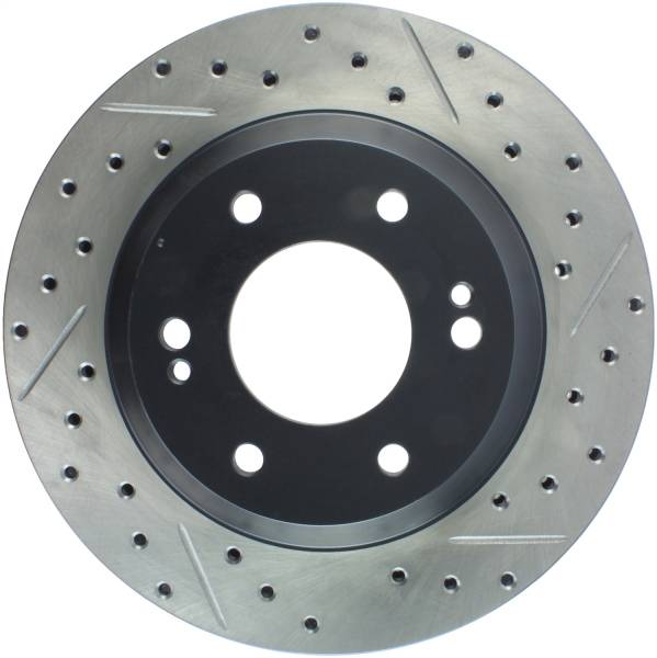 Stoptech - StopTech Sport Drilled/Slotted Brake Rotor Front Left 127.66051L