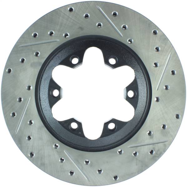 Stoptech - StopTech Sport Drilled/Slotted Brake Rotor Front Left 127.66056L