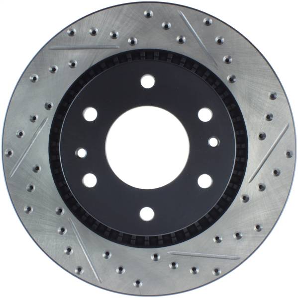 Stoptech - StopTech Sport Drilled/Slotted Brake Rotor Front Left 127.66063L