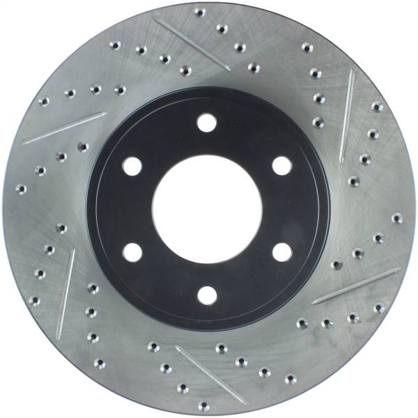 Stoptech - StopTech Sport Drilled/Slotted Brake Rotor Front Left 127.66064L