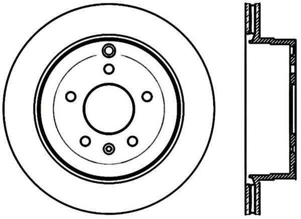 Stoptech - StopTech Sport Drilled/Slotted Brake Rotor Rear Right 127.66068R