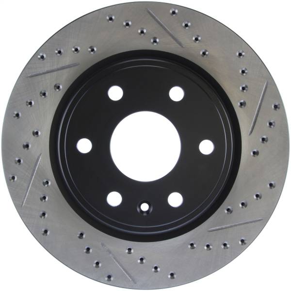 Stoptech - StopTech Sport Drilled/Slotted Brake Rotor Front Left 127.66069L