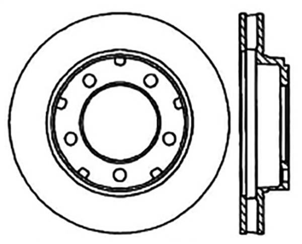 Stoptech - StopTech Sport Cryo Drilled/Slotted Brake Rotor Front Left 127.67005CL