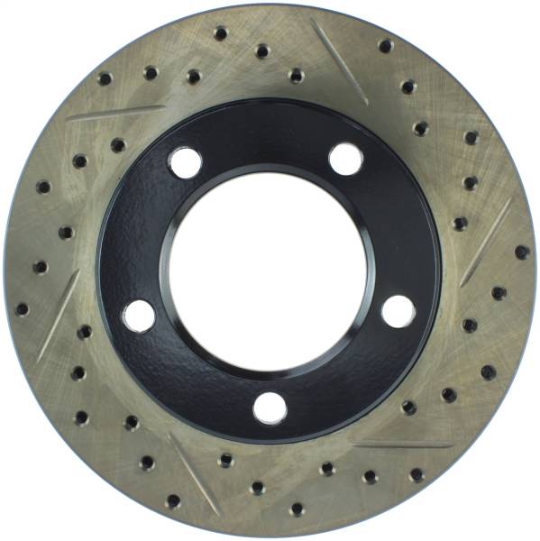 Stoptech - StopTech Sport Drilled/Slotted Brake Rotor Front Left 127.67005L