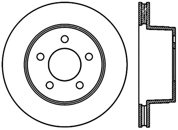 Stoptech - StopTech Sport Cryo Drilled/Slotted Brake Rotor Front Left 127.67022CL