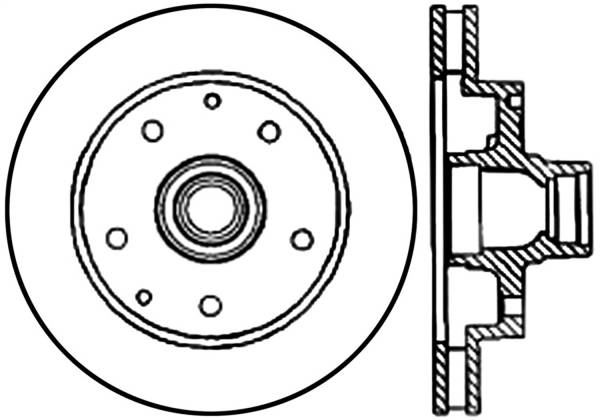 Stoptech - StopTech Sport Cryo Drilled/Slotted Brake Rotor Front Left 127.67028CL