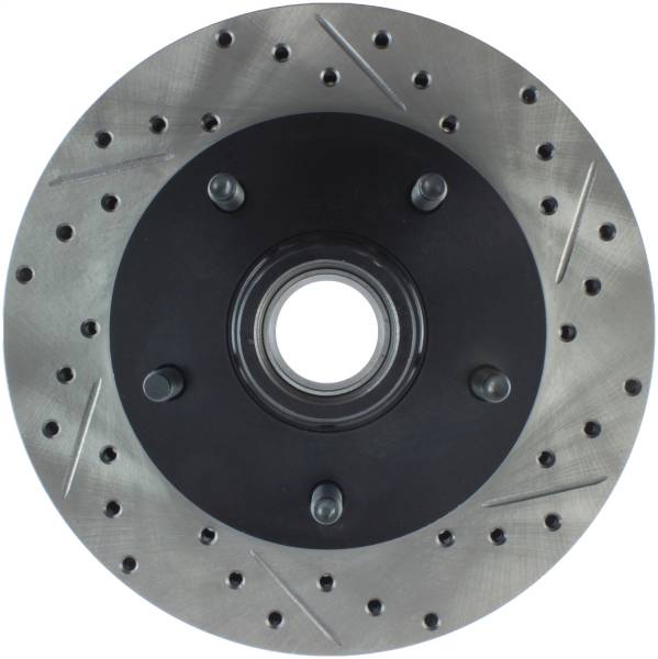 Stoptech - StopTech Sport Drilled/Slotted Brake Rotor Front Left 127.67028L