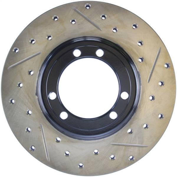 Stoptech - StopTech Sport Drilled/Slotted Brake Rotor Front and Rear Left 127.67033L