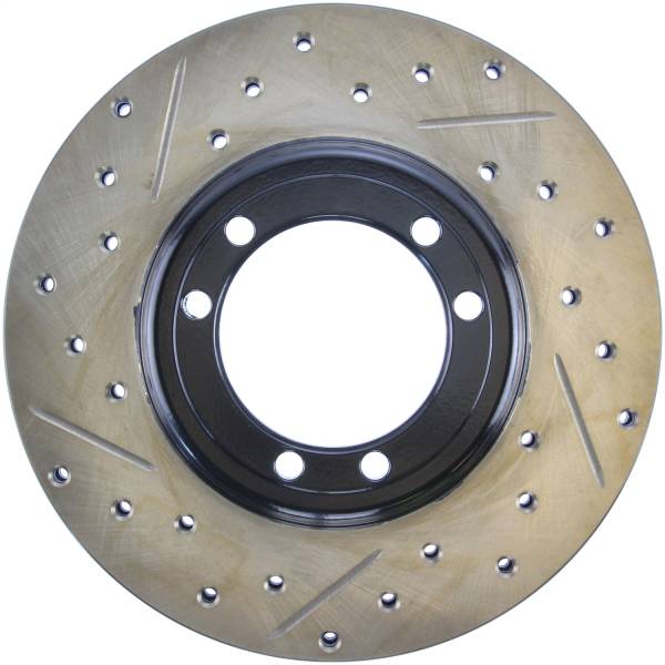 Stoptech - StopTech Sport Drilled/Slotted Brake Rotor Front and Rear Right 127.67033R