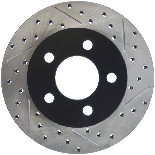 Stoptech - StopTech Sport Drilled/Slotted Brake Rotor Front Left 127.67038L