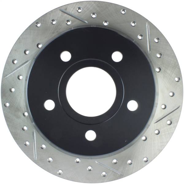 Stoptech - StopTech Sport Drilled/Slotted Brake Rotor Rear Left 127.67043L