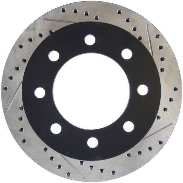 Stoptech - StopTech Sport Drilled/Slotted Brake Rotor Front Left 127.67046L