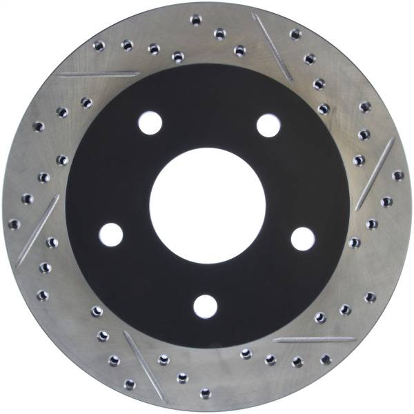 Stoptech - StopTech Sport Drilled/Slotted Brake Rotor Front Left 127.67048L