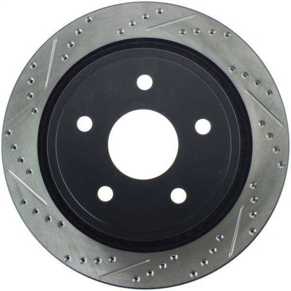 Stoptech - StopTech Sport Drilled/Slotted Brake Rotor Rear Right 127.67054R