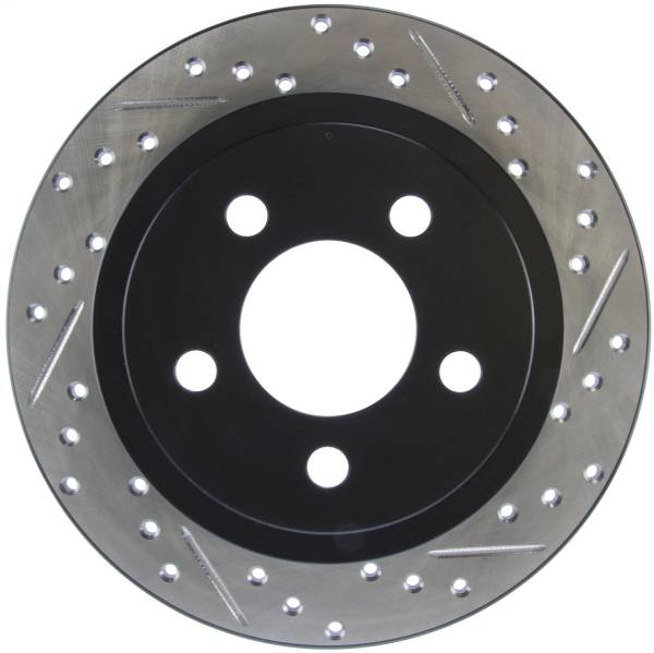 Stoptech - StopTech Sport Drilled/Slotted Brake Rotor Rear Left 127.67063L